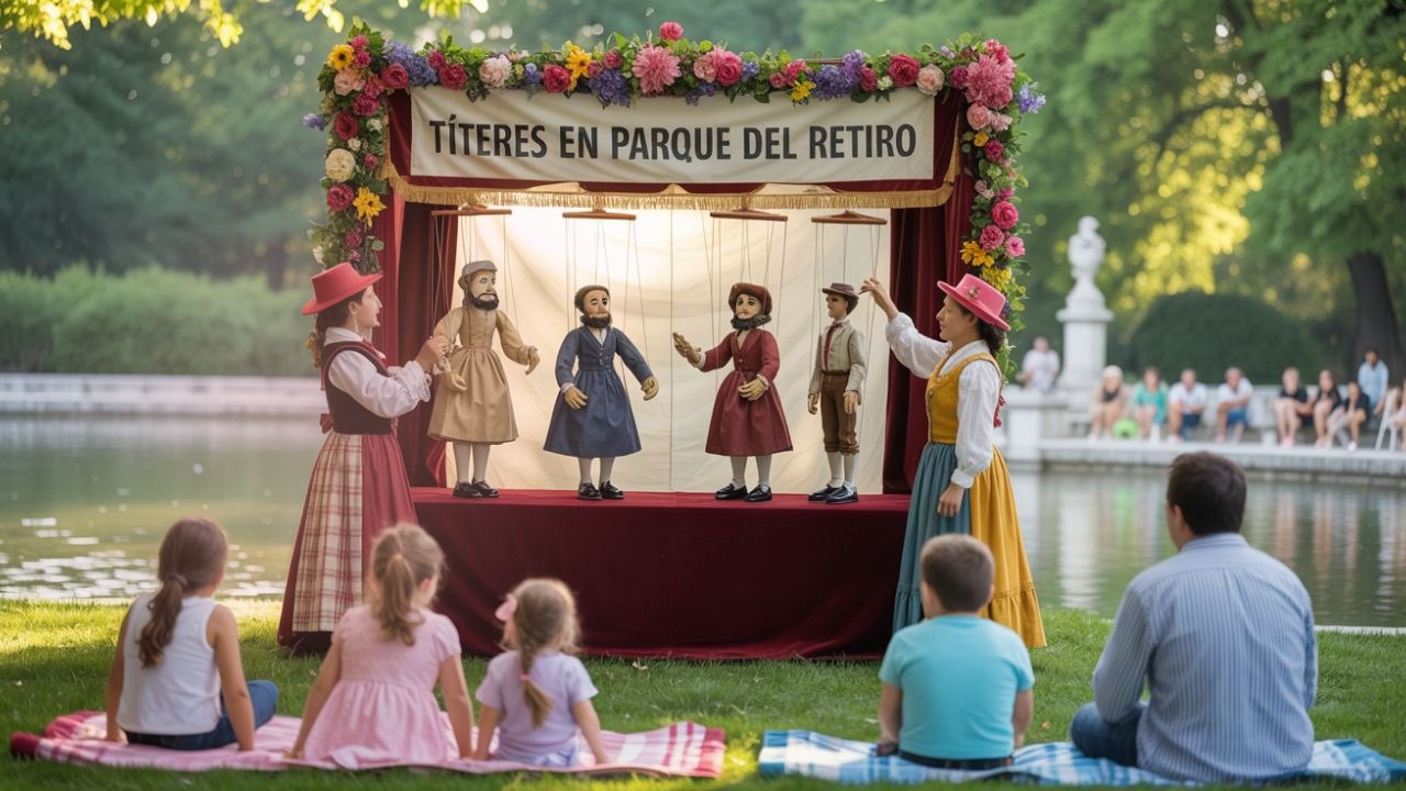 Títeres parque del Retiro -