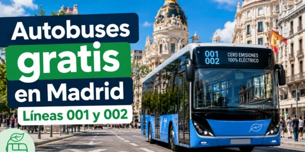 Autobuses gratis en Madrid: líneas 001 y 002, recorrido y horarios