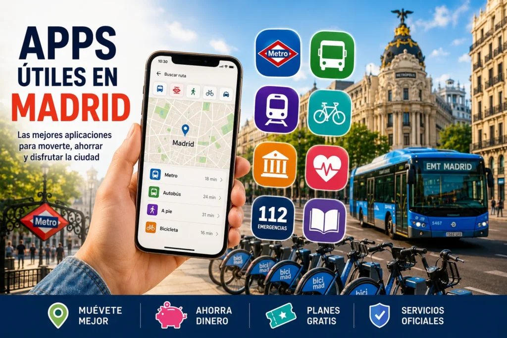 apps útiles en Madrid