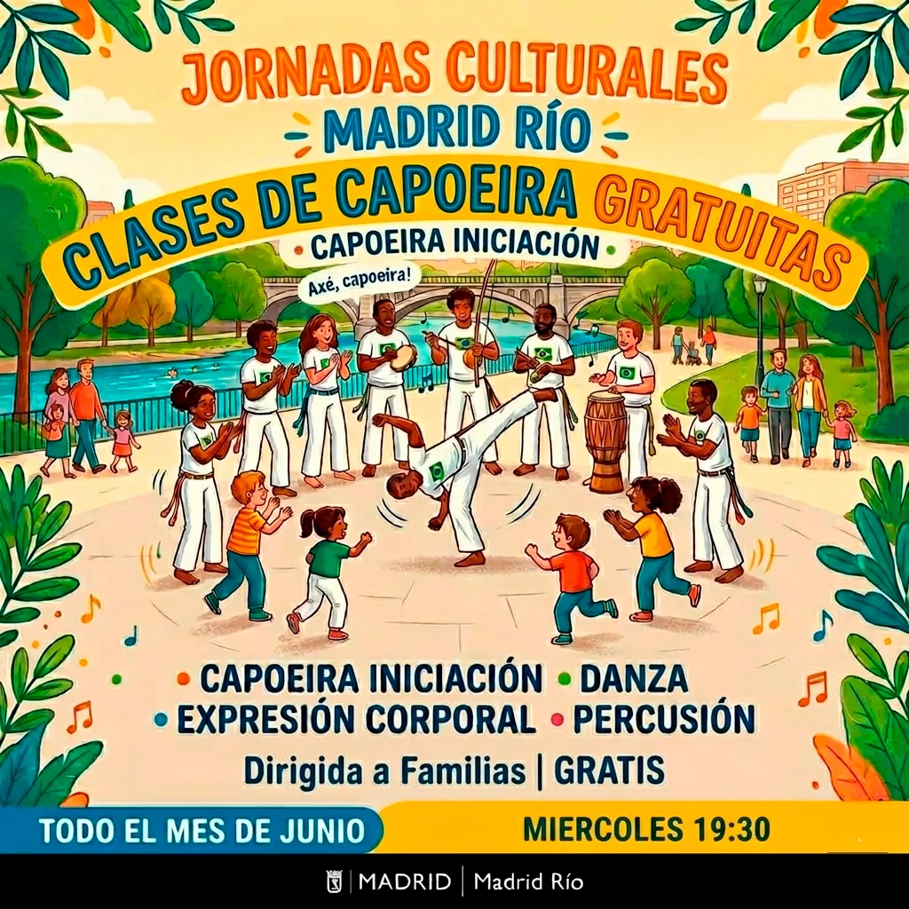 clases gratis de capoeira en Madrid