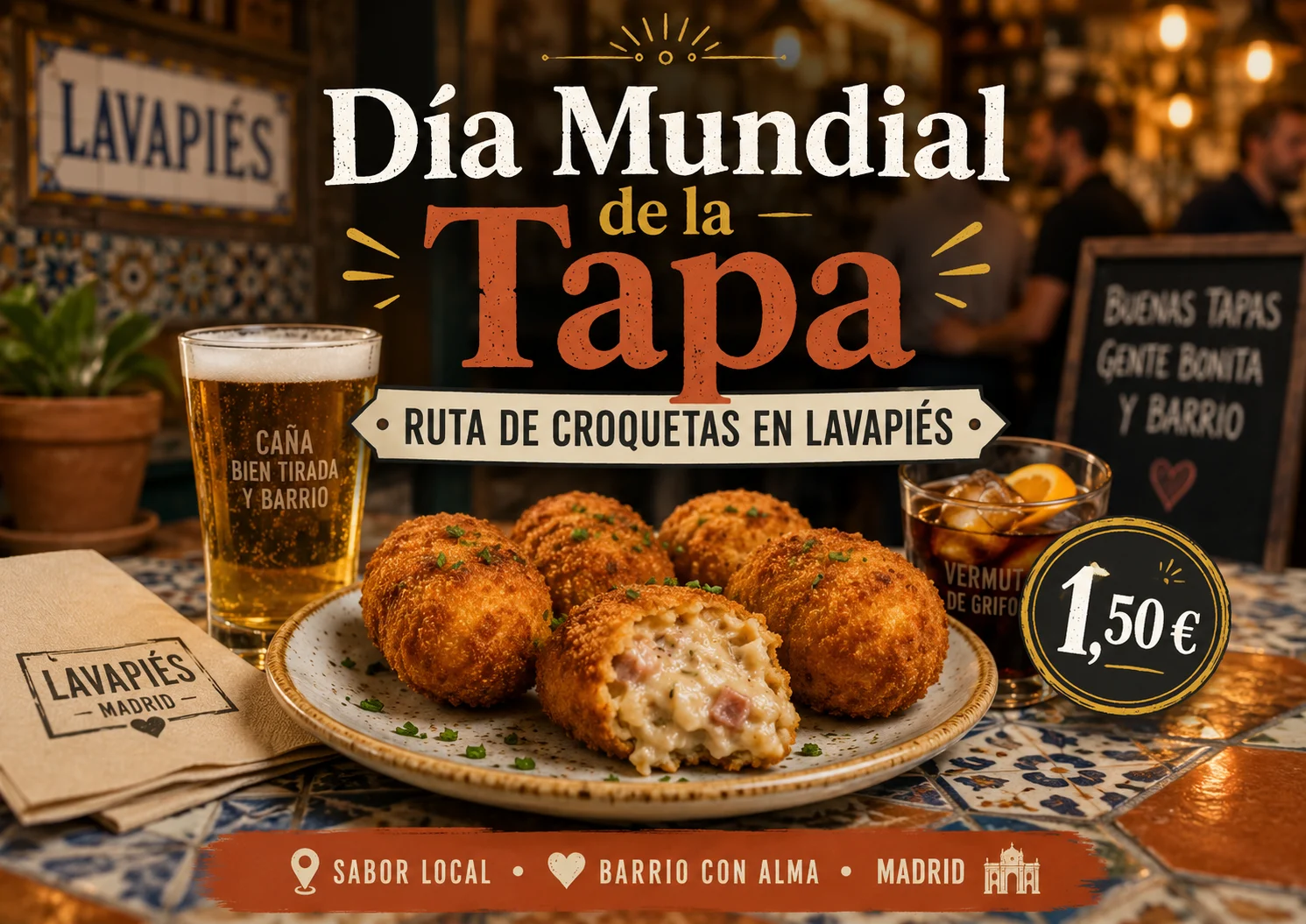 Día Mundial de la Tapa Madrid 2026