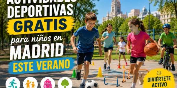 Actividades deportivas gratis para niños en Madrid este verano