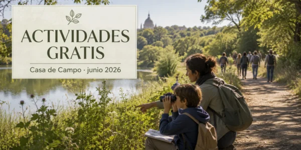 Actividades gratis en Casa de Campo junio 2026: rutas, talleres y naturaleza