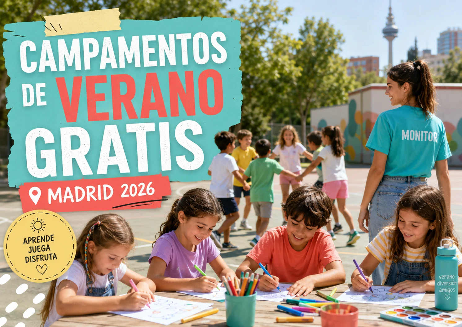 campamentos-verano-gratis-madrid-2026