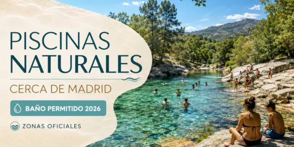 Piscinas naturales cerca de Madrid donde sí está permitido bañarse en 2026