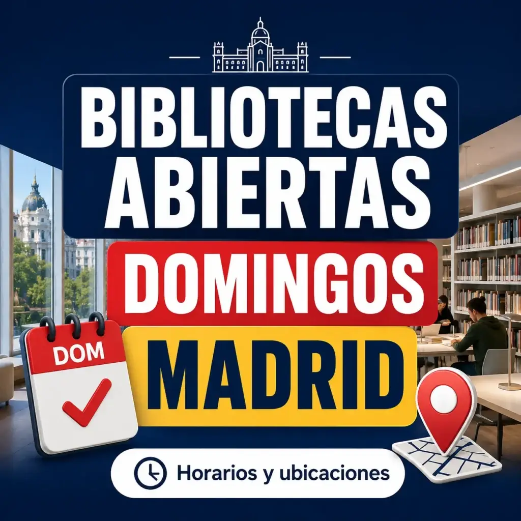 Bibliotecas abiertas hasta tarde en Madrid