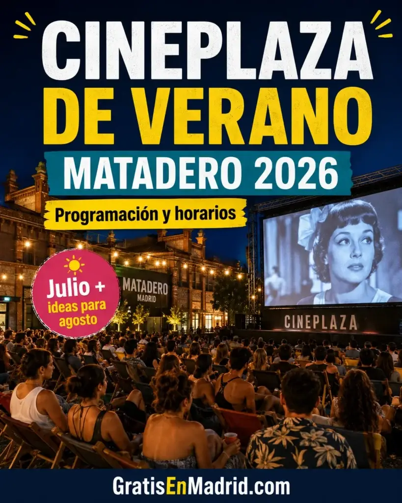 CinePlaza de Verano en Matadero Madrid