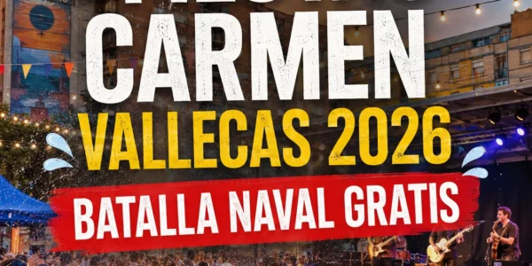 Fiestas del Carmen Puente de Vallecas 2026: fechas, programa y Batalla Naval gratis