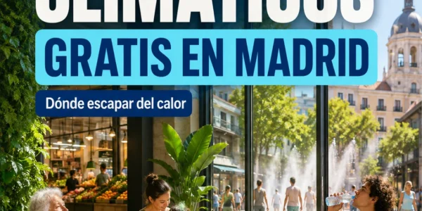 Refugios climáticos gratis en Madrid: dónde escapar del calor sin pagar