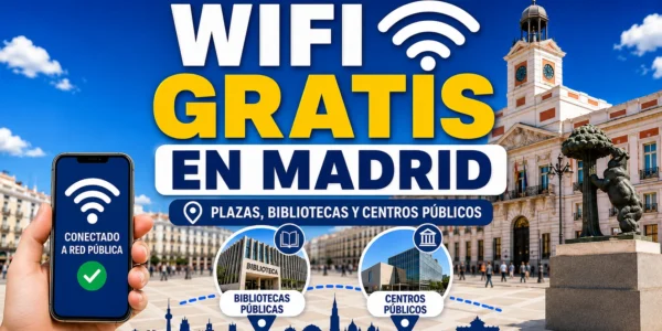 Wifi gratis en Madrid: mapa de plazas, bibliotecas y centros públicos