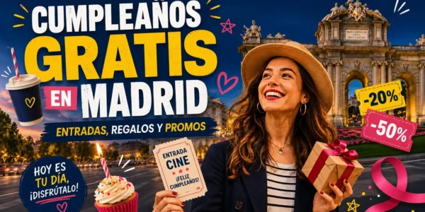 Cosas gratis por tu cumpleaños en Madrid: entradas, regalos y promociones verificadas