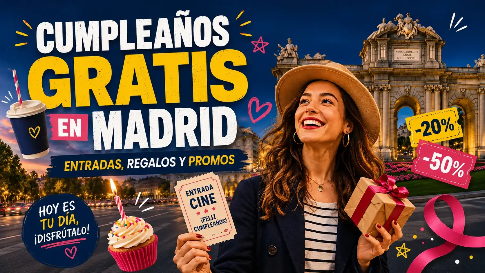 cosas gratis cumpleanos madrid regalos promociones